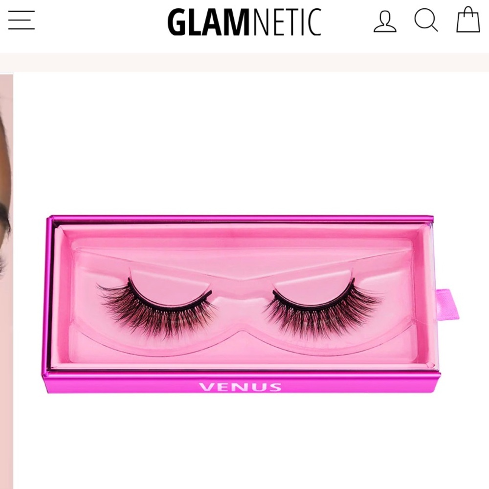 NIB Glamnetic Venus Magnetic Lashes - open box, never worn